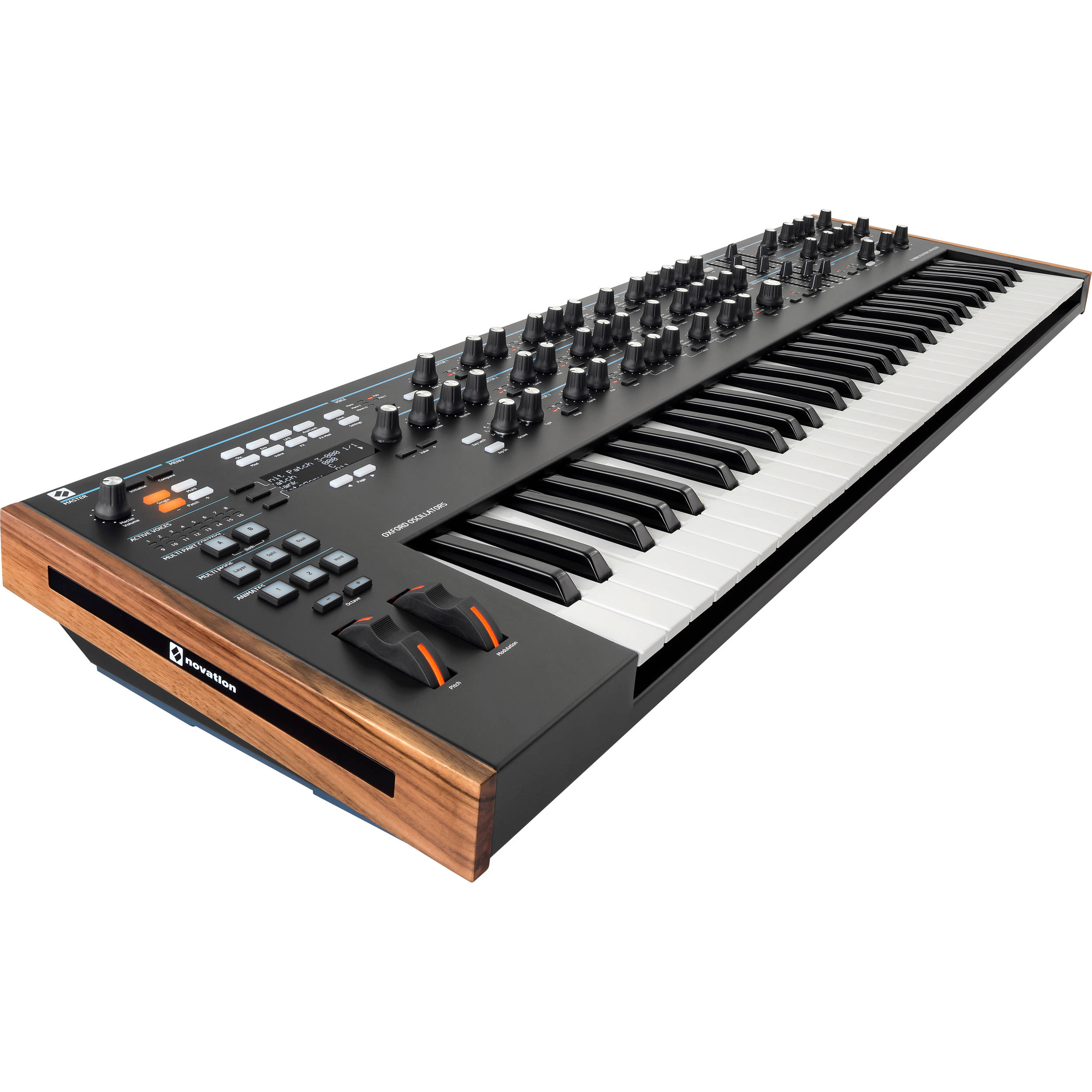 NOVATION SUMMIT- 16-voice 61-key polyphonic synthesiser