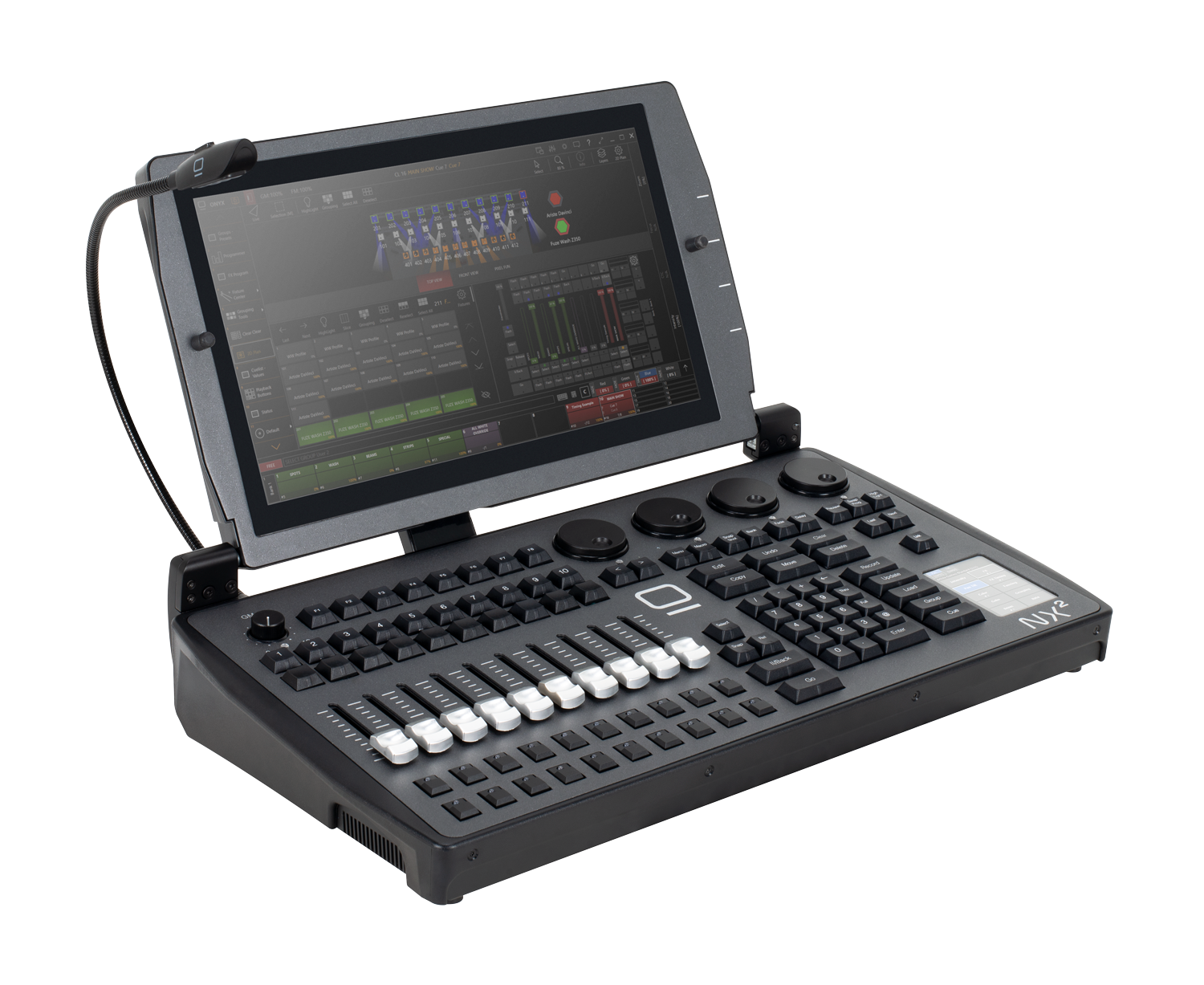 OBSIDIAN NX-2 Portable ONYX lighting console with screen