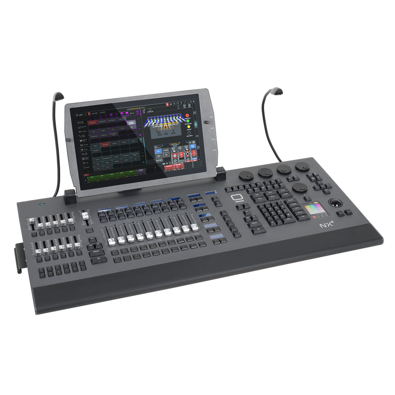 OBSIDIAN NX-4 ONYX lighting console with screen and motorized faders
