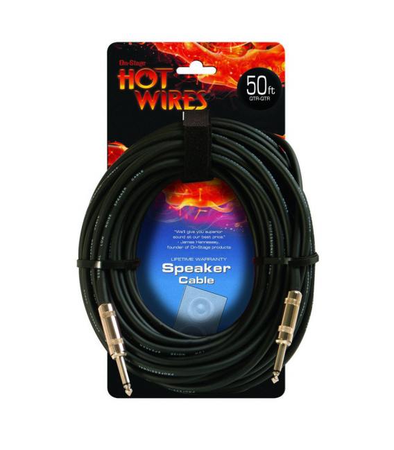 ON STAGE SP14-50 - Speaker Cable (50', QTR-QTR)