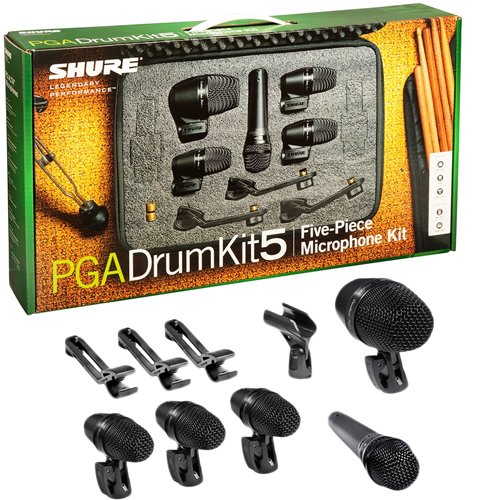SHURE PGA DRUMKIT5 - 5 microphones drum kit
