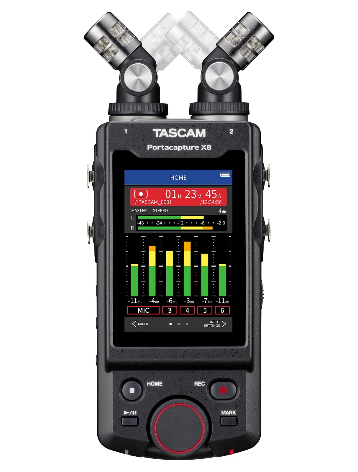 TASCAM Portacapture-X8 - New generation high-res Multi-track Handheld Recorder