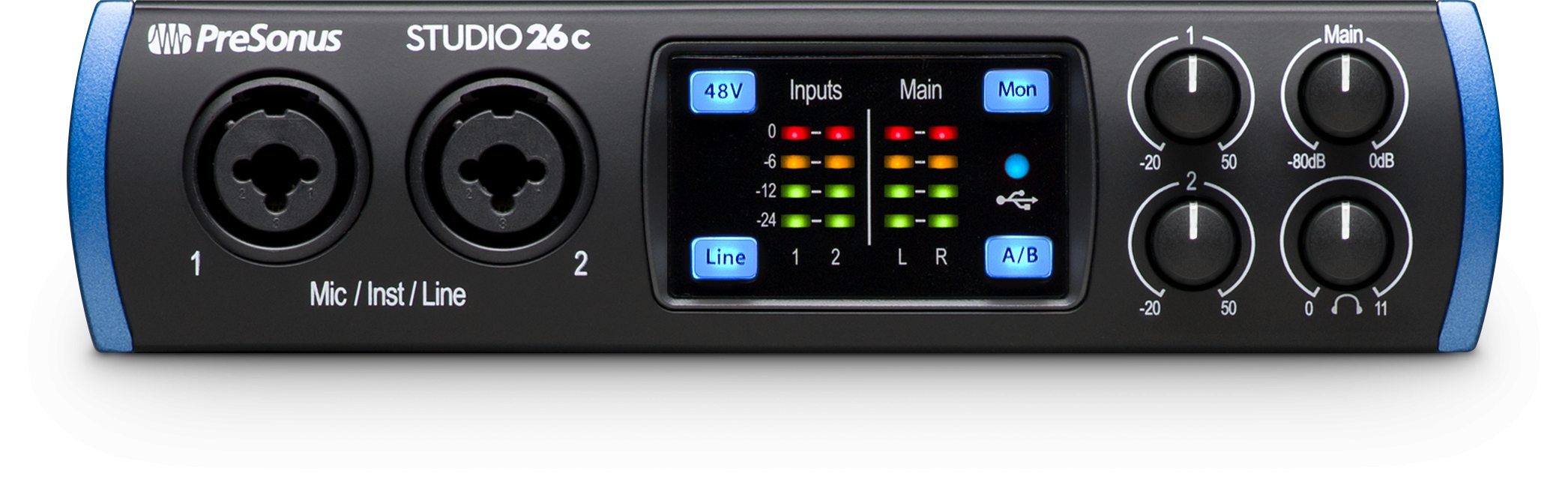 PRESONUS STUDIO-26C - 4 inputs sound card