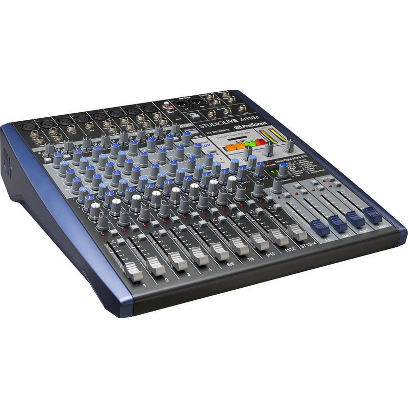 PRESONUS StudioLive-AR12C - 14-channel USB-C Audio Interface / Analog Mixer / Stereo SD Recorder
