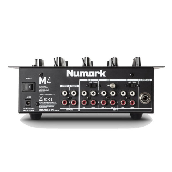 NUMARK M4 BLACK DJ mixer with 4 channels