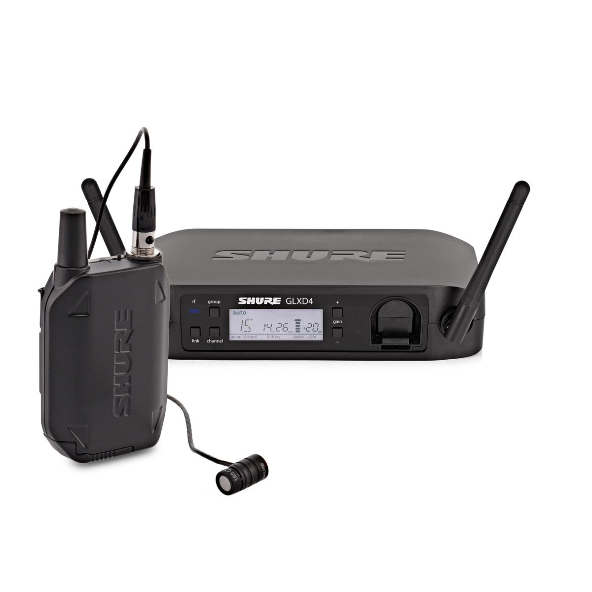 SHURE GLXD14+/85-Z3 - Digital Wireless Presenter System with WL185 Lavalier Microphone