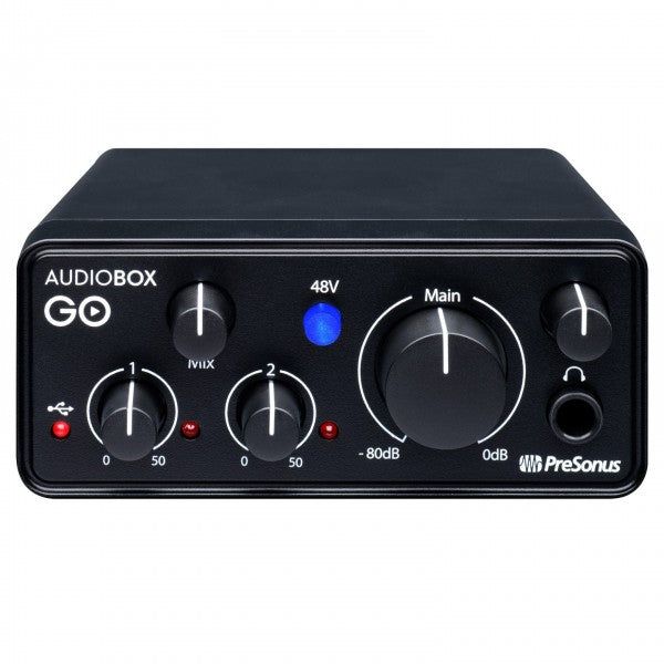 PRESONUS AUDIOBOX-GO - Ultra-compact, portable 2x2 USB audio interface