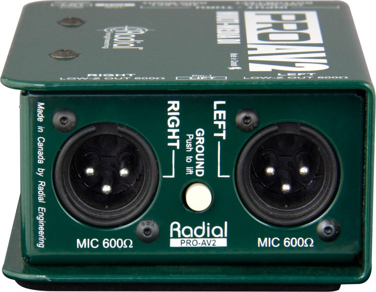 RADIAL PROAV2 - Stereo Passive Multimedia Direct Box
