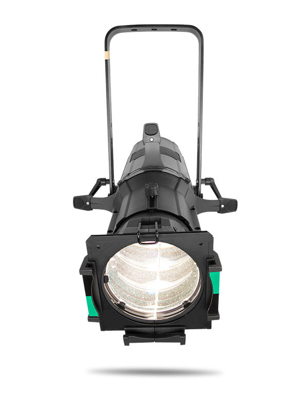 CHAUVET PRO OVATION-E160WW2 - a flat and even field of light for superior gobo projection. Control options include selectable PWM, RDM, and onboard dimming curve selections.