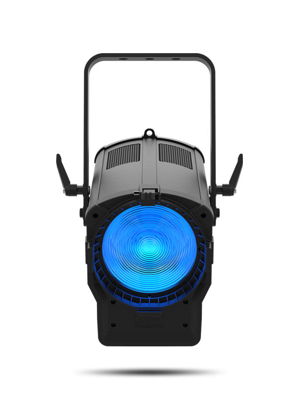 Ovation F-415FC - projects a bright, beautifully soft field of light from subtle pastels to punchy saturates, and nearly any temperature of white. - Chauvet Professional OVATION-F415FC Full color RGBAL LED Fresnel