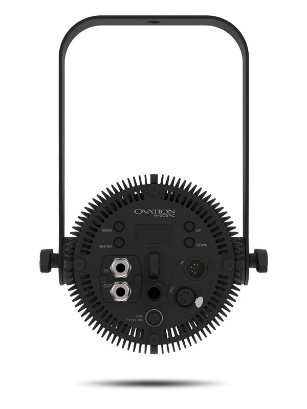 CHAUVET PRO OVATION-H605FC-B - replicate nearly any color with tremendous color rendering. - Chauvet Professional OVATION-H605FC Full Color LED (RGBAL) House Light (Black)