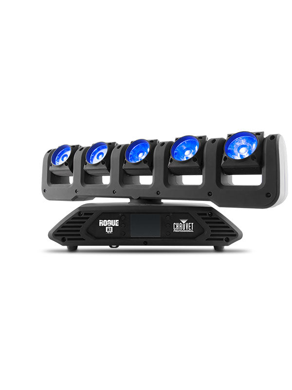 CHAUVET PRO ROGUE R1 FX-B - n infinite rotation of both pan and tilt for its five individually controlled heads - Chauvet Professional ROGUE R1-FXB Multi Beam Moving Head