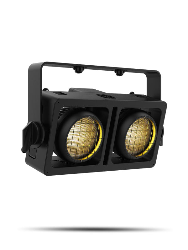 CHAUVET PRO STRIKE-ARRAY2 - outdoor-ready audience blinder powered by two intense warm white LEDs housed in independently focusable pods - Chauvet Professional STRIKE-ARRAY2 IP Rated 2 Pod Blinder & Strobe