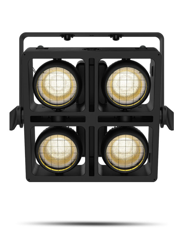 CHAUVET PRO STRIKE-ARRAY4 - outdoor-ready audience blinder with four high-power warm white LEDs housed in independently focusable pods.