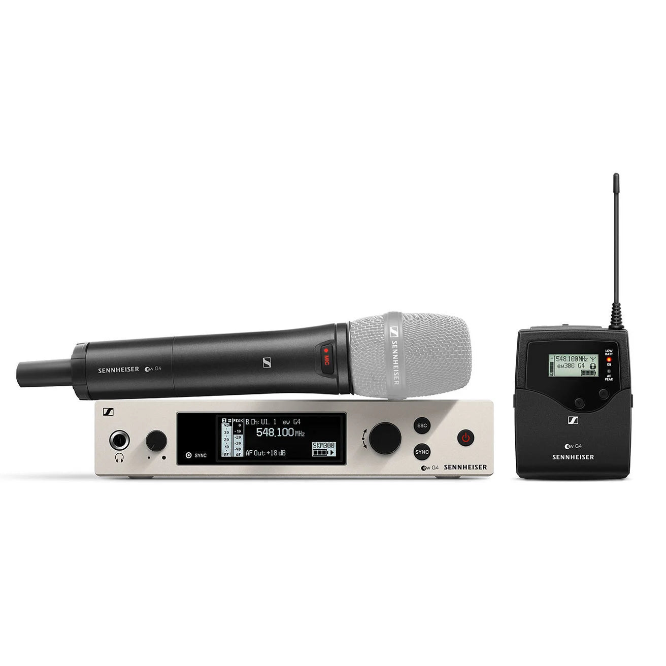 Wireless combo kit - EW 300 G4-BASE COMBO-AW+ (470 - 558 MHz)
