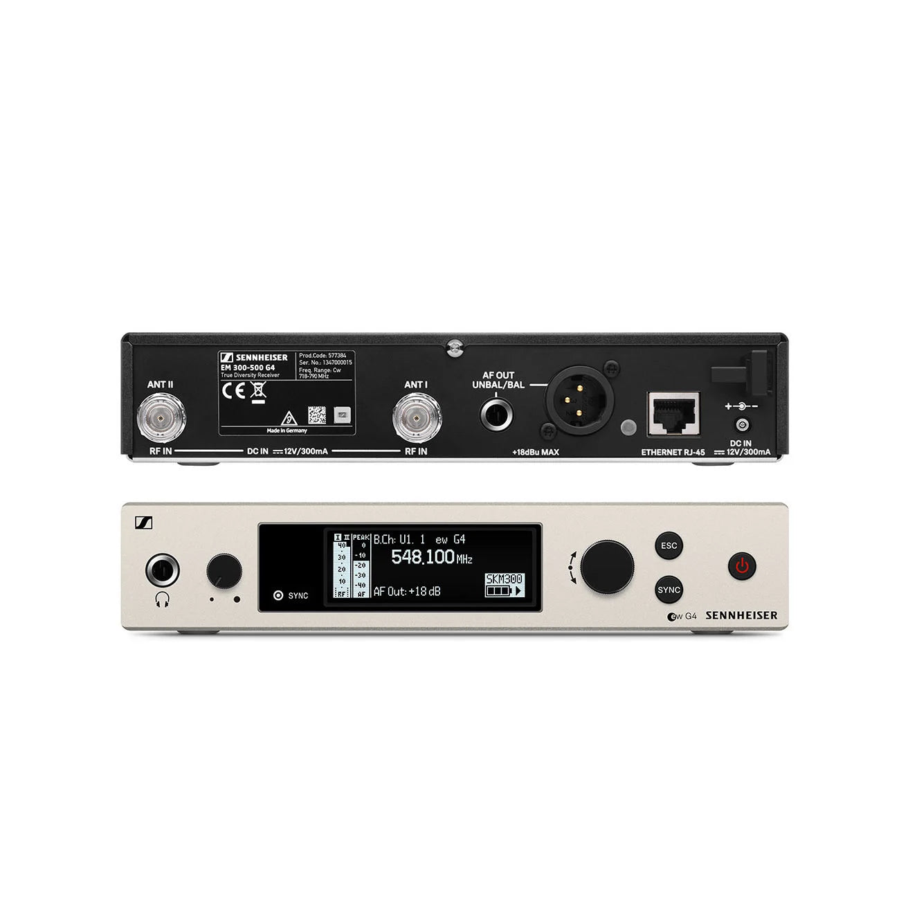 Wireless combo kit - EW 300 G4-BASE COMBO-AW+ (470 - 558 MHz)