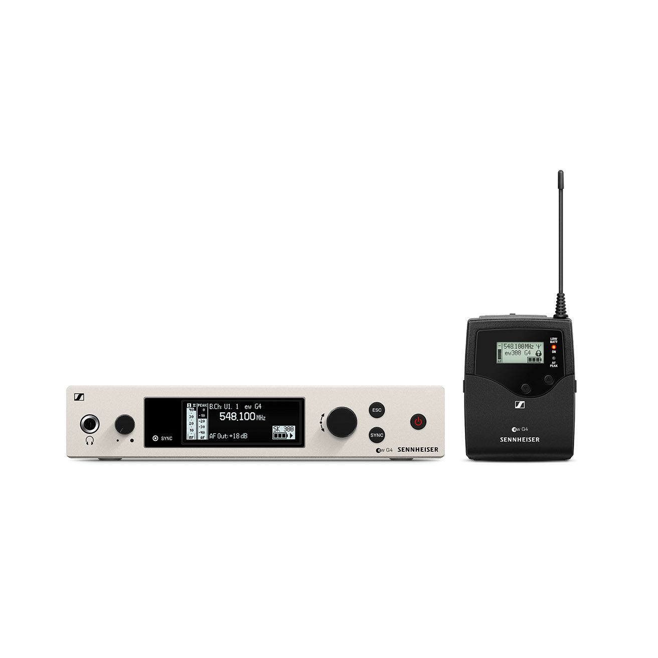 SENNHEISER ew 300 G4-BASE SK-RC-AW+ Wireless base set - EW 300 G4-BASE SK-RC-AW+ (470 - 558 MHz)
