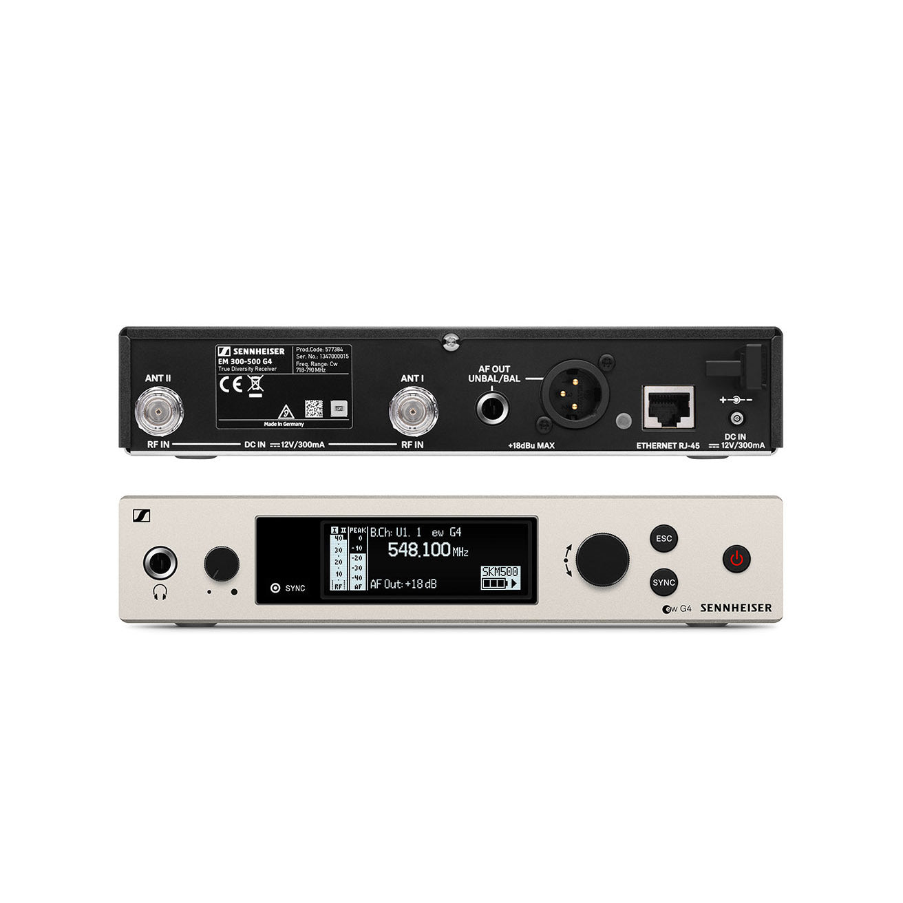SENNHEISER EW 500 G4-MKE2-GW1 Wireless lavalier kit - EW 500 G4-MKE2-GW1 (558 - 608 MHz)