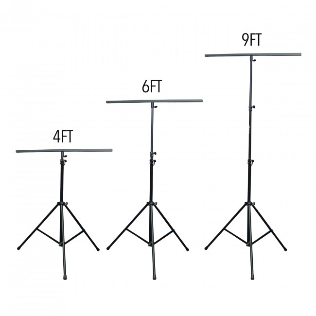 PROX-T-LS03M-9FT-PKG2 Carrying bag - DJ Lighting Stand PACKAGE w 2 stands square T-BARS carry case 9ft Height