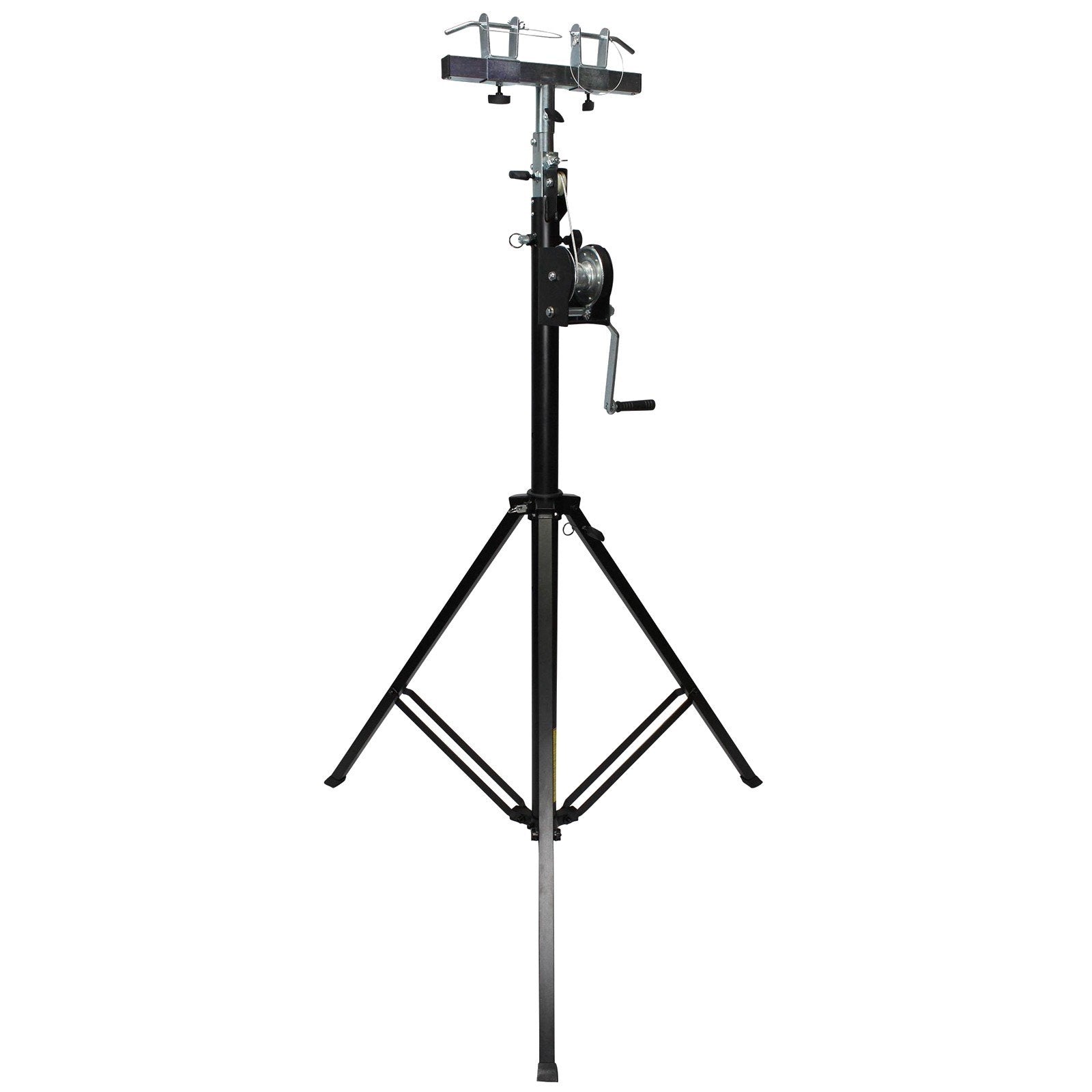 PROX-XT-LS132 Crank Speaker/Lighting System - 14 Ft Lighting Crank Truss Stage Stand Includes T-Adapter Truss Mount 200 Lb. Capacity