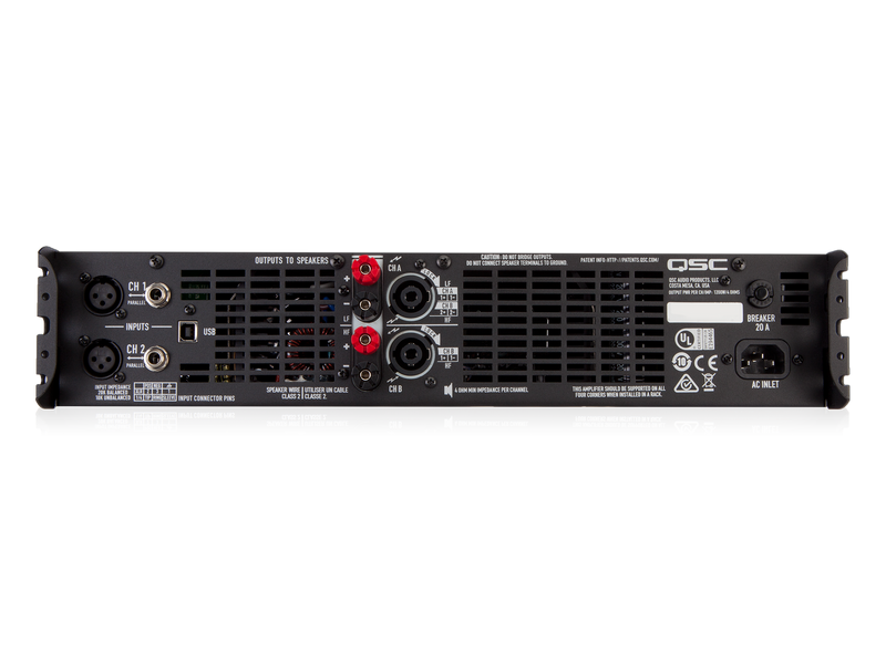 QSC GXD8 - Power amplifier 2 x 1200 watt 4 ohm WITH DSP