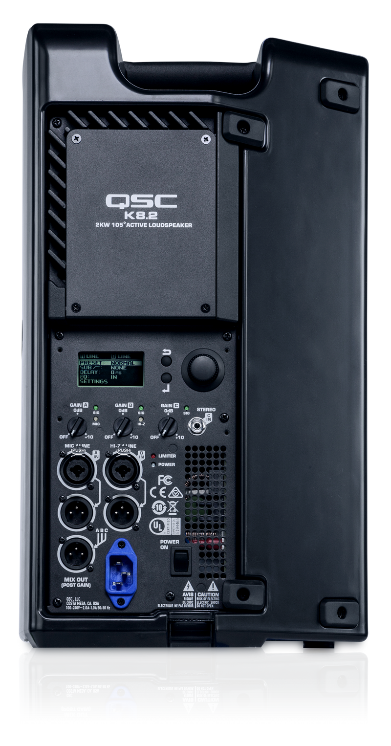 QSC K8.2 Powered 8'' 2000 WATT (PROMO FREE COVER VALUE 124$)
