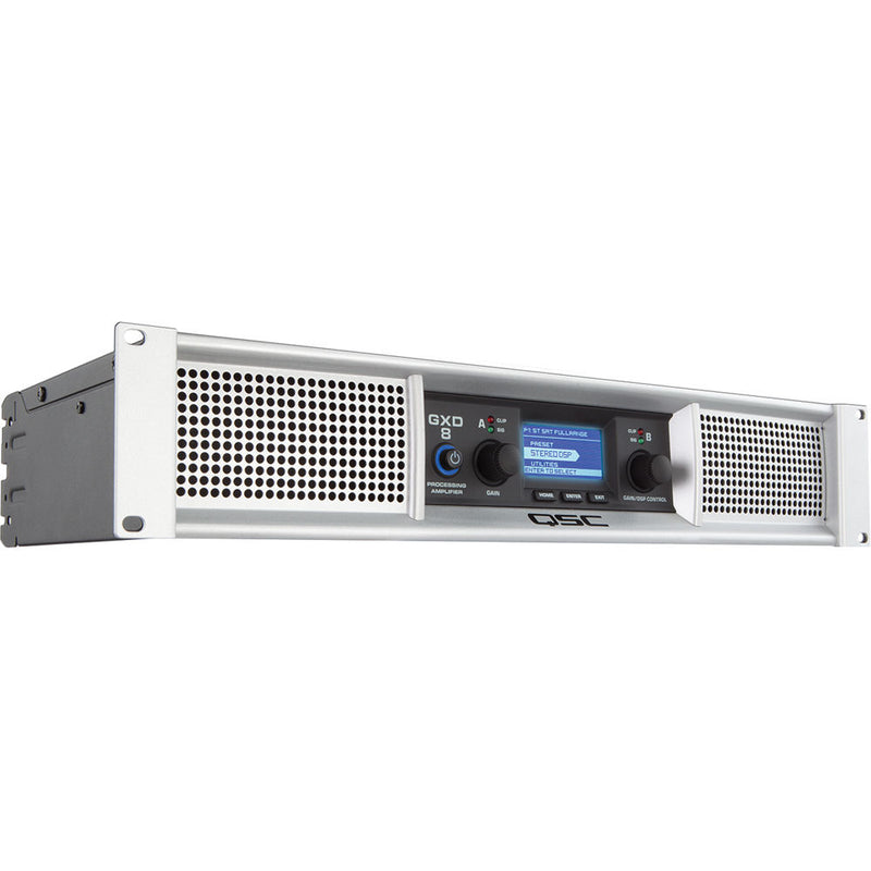 QSC GXD8 - Power amplifier 2 x 1200 watt 4 ohm WITH DSP
