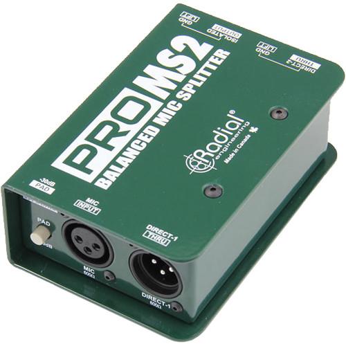 Radial ProMS2 - Radial Engineering PROMS2 Passive Microphone Splitter