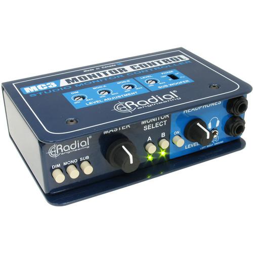 Radial MC3 - Radial Engineering MC3 Studio Monitor Controller w/ Headphone Amplifier