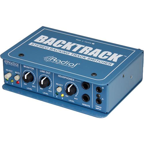 Radial Backtrack - Radial Engineering BACKTRACK Stereo Backing Track Switcher