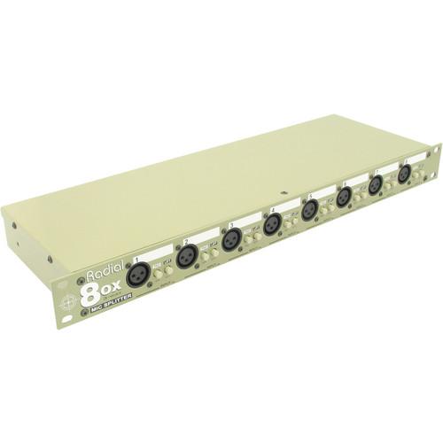 Radial LX8 - Radial Engineering LX8 Line Level Signal Splitter Amp Isolator