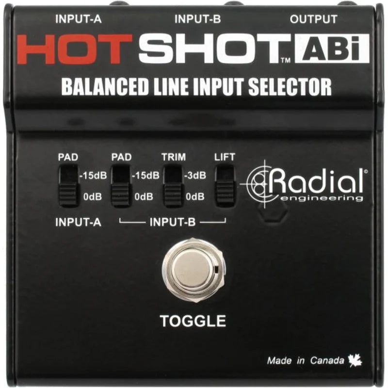 Radial HotShot ABi - Radial Engineering HOTSHOT ABi Line Input Selector