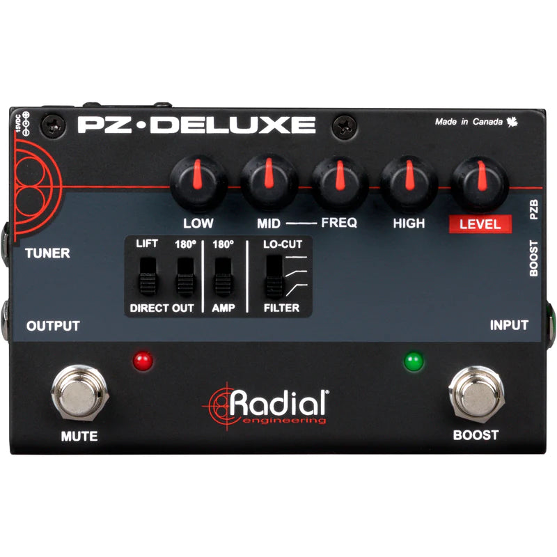 Radial PZ-Deluxe - Radial Engineering PZ-DELUXE Tonebone Acoustic Preamp