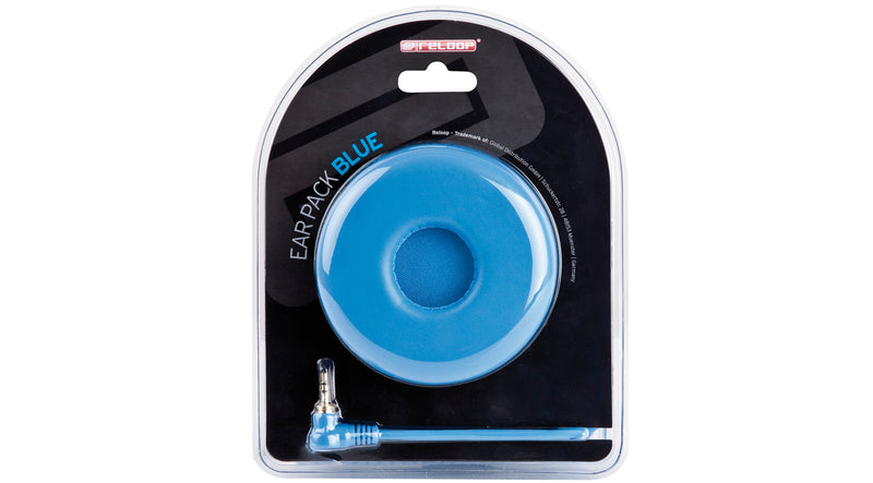 RELOOP EARPACK-WIRE-BLUE - curled blue cord + pair of blue ear cups f/ RHP-10