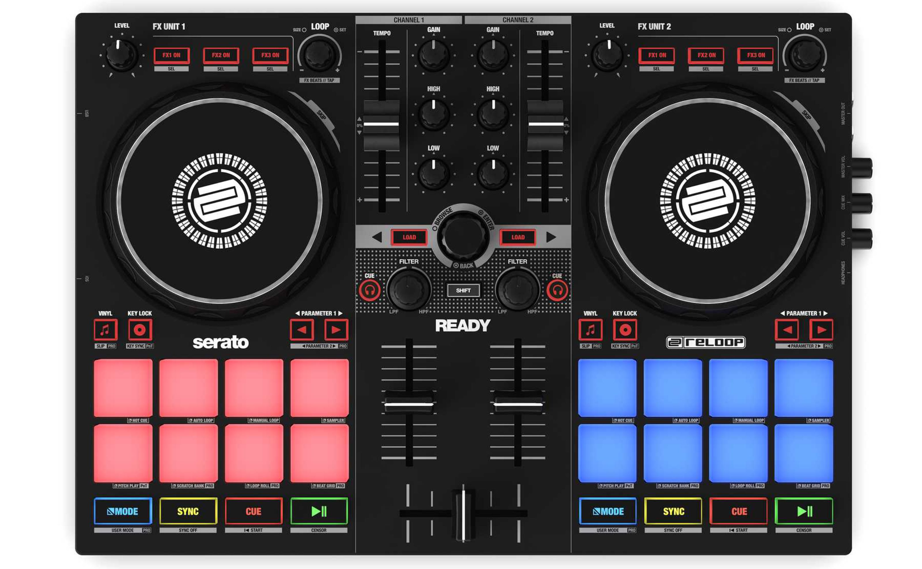 RELOOP READY - Portable performance serato dj controller