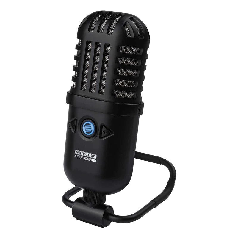 RELOOP SPODCASTERGO - Professional USB condenser microphone for portable podcasting
