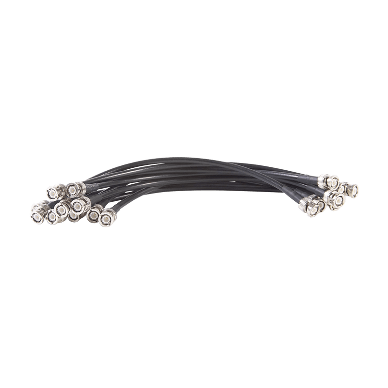 AUDIO TECHNICA RG8X1-10 1' RG8X Coax Cable (10 Pk) - Premium BNC Interconnect Cable RG8X1-10