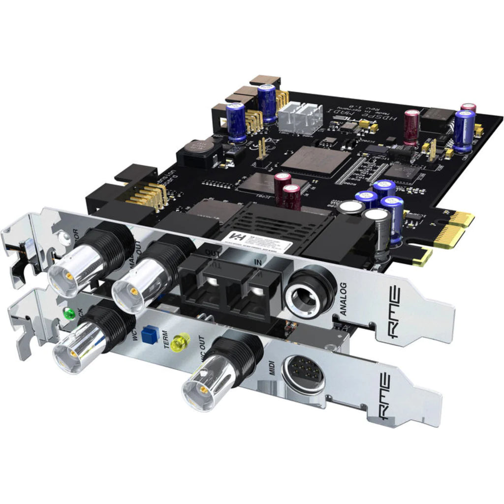 RME HDSPe MADI - 24 Bit / 192 kHz, 2 x 64-channel PCI Express Car - RME HDSPe MADI PCIe Express Card