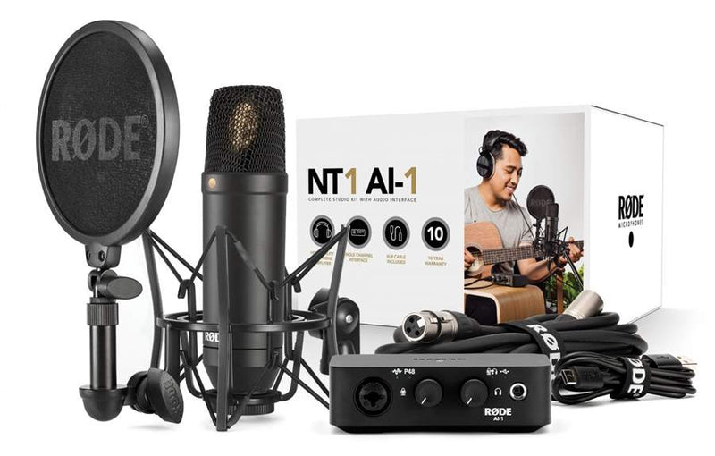 RODE NT1/Ai-1 KIT (NEW-OPEN BOX)  Complete Studio Kit with Audio Interface