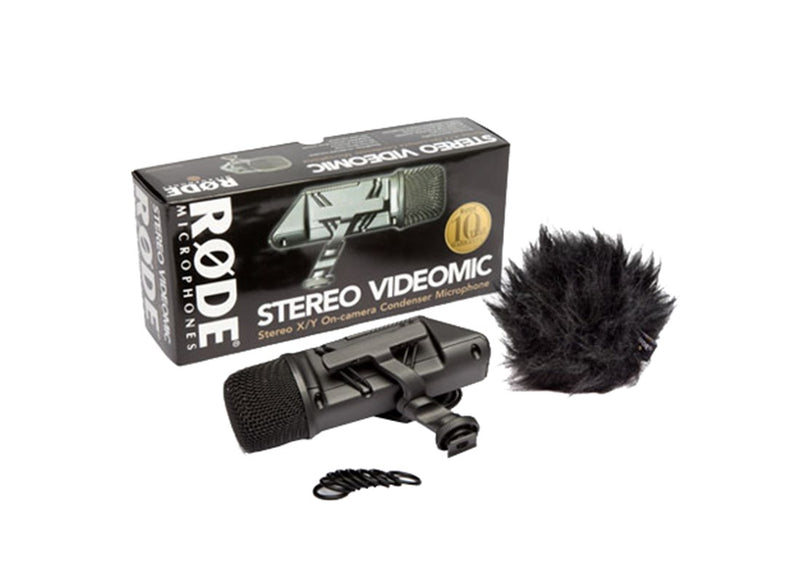 RODE Stereo VideoMic, stereo condenser mic with integrated shockmount