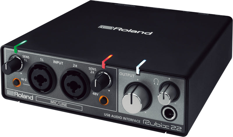ROLAND RUBIX-22 - 2-IN/2-OUT, HIGH-RESOLUTION INTERFACE FOR MAC, PC AND IPAD