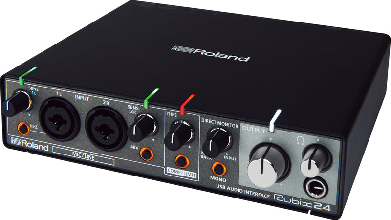 ROLAND RUBIX-24 - 2-IN/4-OUT, HIGH-RESOLUTION INTERFACE FOR MAC, PC AND IPAD