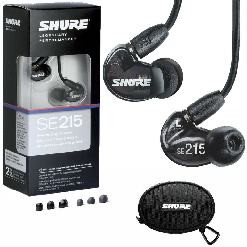 SHURE SE215-K - IN EAR HEADPHONES