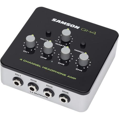 SAMSON QH4 - 4-Channel Stereo Headphone Amplifier.