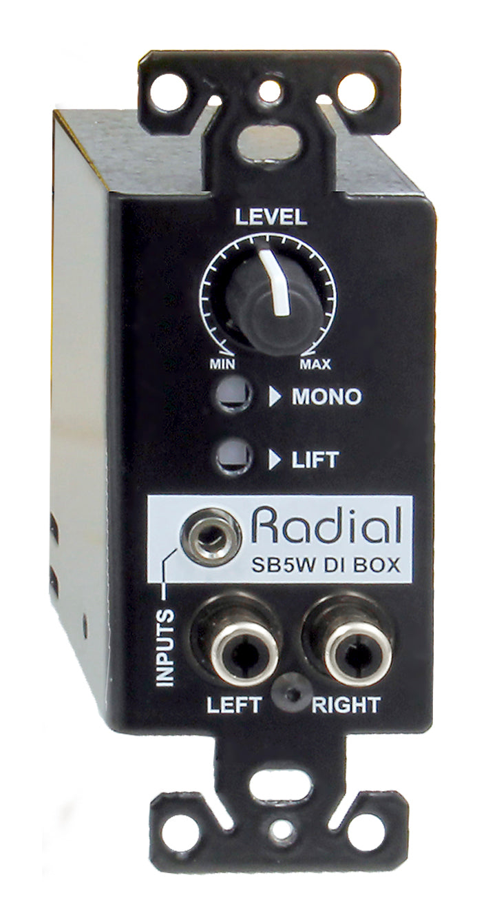 RADIAL STAGEBUG SB-5W - Passive Wall-mountable Stereo Direct Box