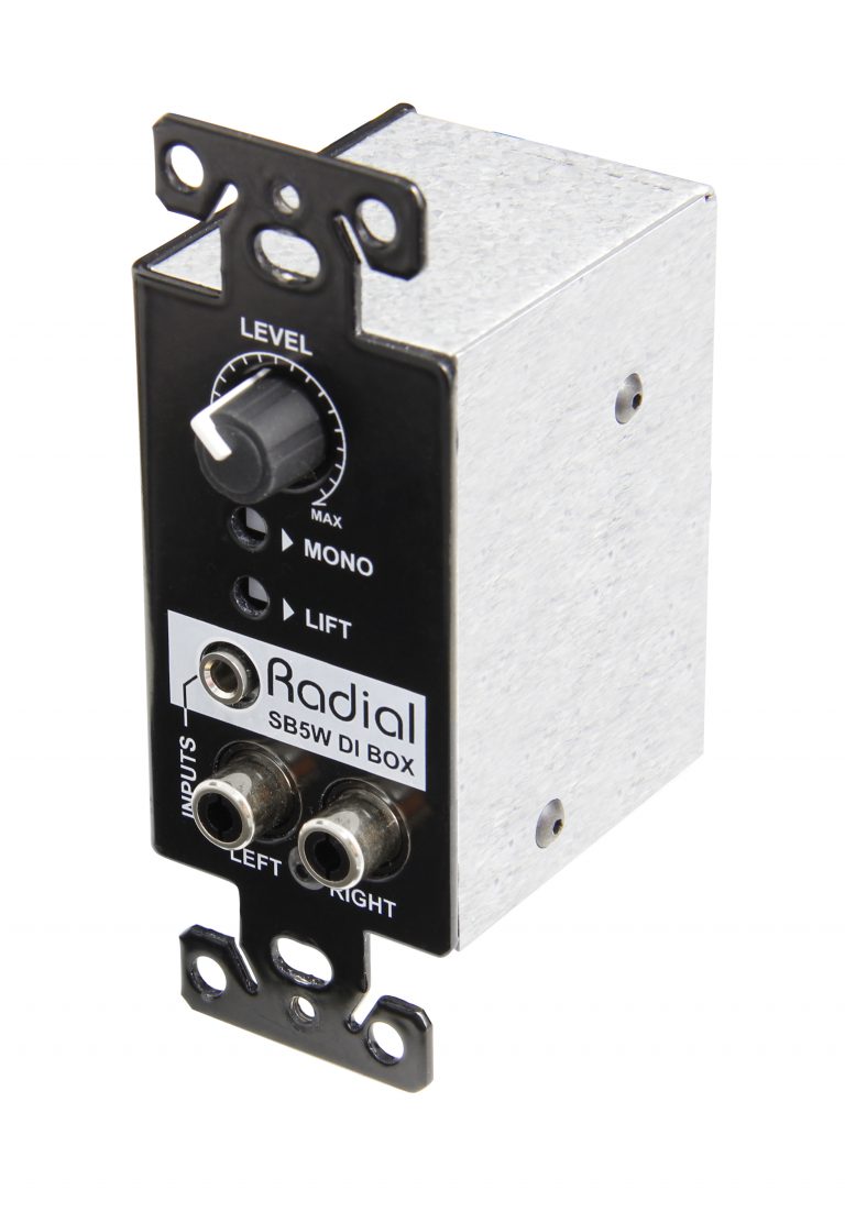 RADIAL STAGEBUG SB-5W - Passive Wall-mountable Stereo Direct Box