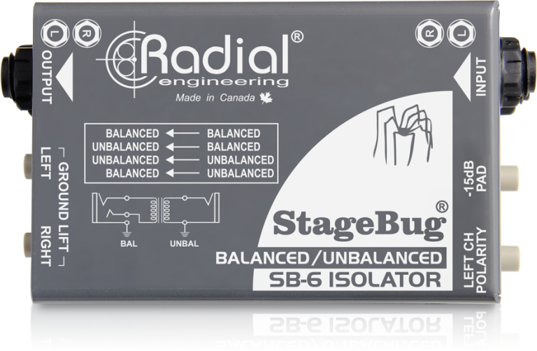 RADIAL SB-6 - Passive Stereo Line Isolator