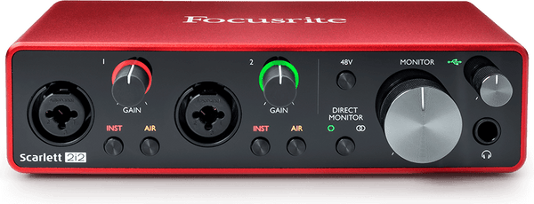 FOCUSRITE Scarlett 2i2 3rd Gen USB Audio Interface