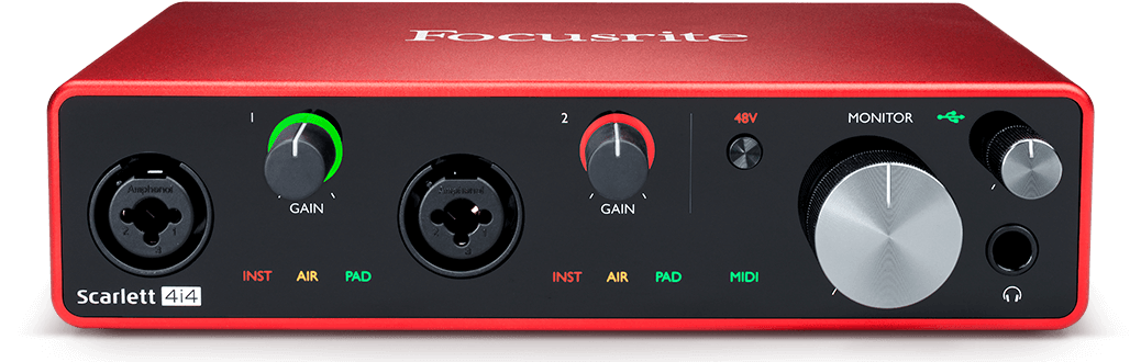 FOCUSRITE Scarlett 4i4 3rd Gen - replace by Scarlett 4i4 4th GEN)