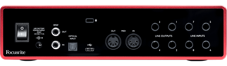 FOCUSRITE Scarlett 18i8 3rd Gen - USB Audio Interface.